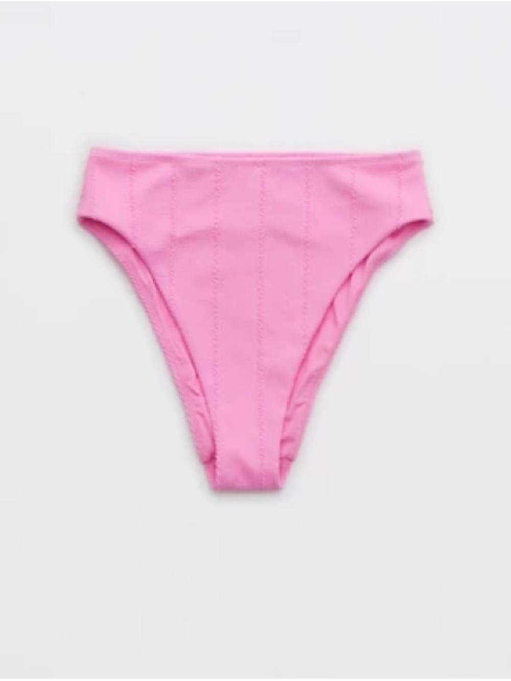 aerie Pink Scoop Bikini Top and High Waisted Bottom - Picture 2 of 4